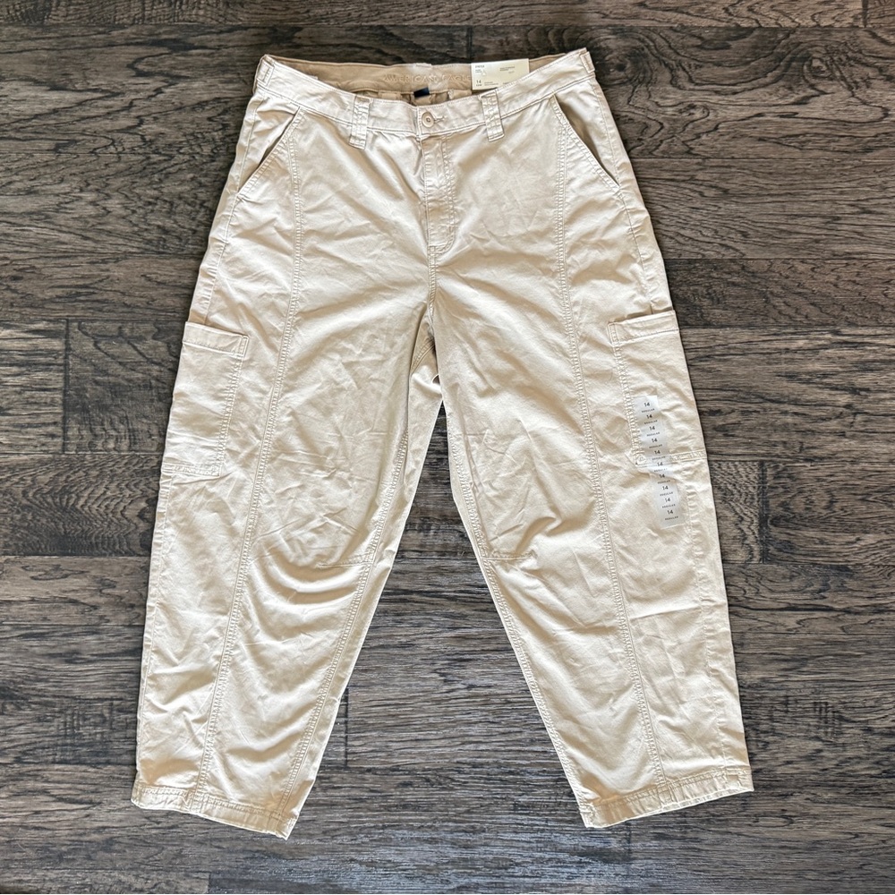 AE Stretch Barrel Cargo Pants - Tan